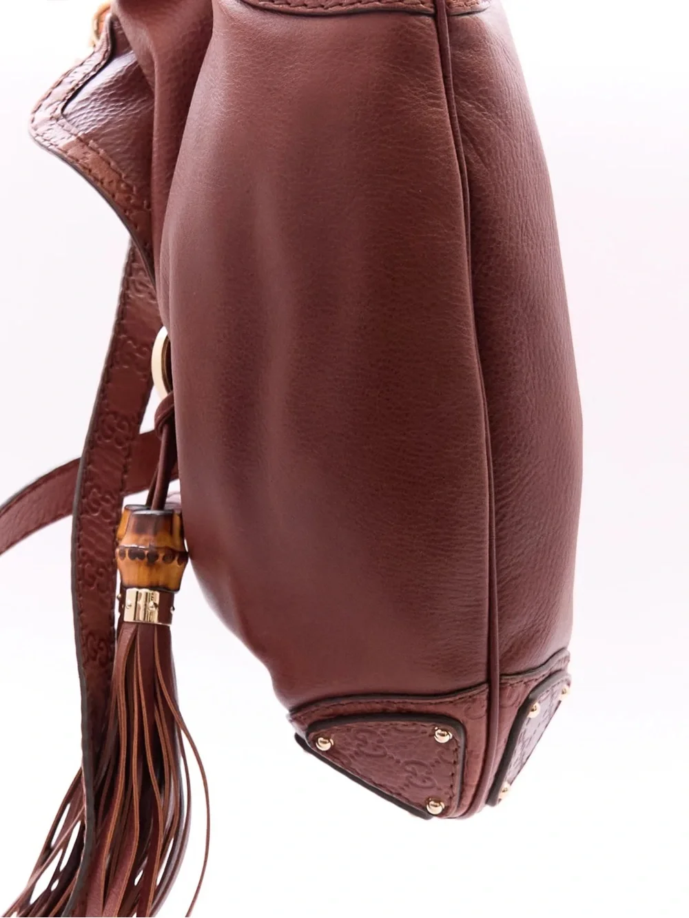 Vintage Gucci Brown Leather Indy Bag (2006 Release)